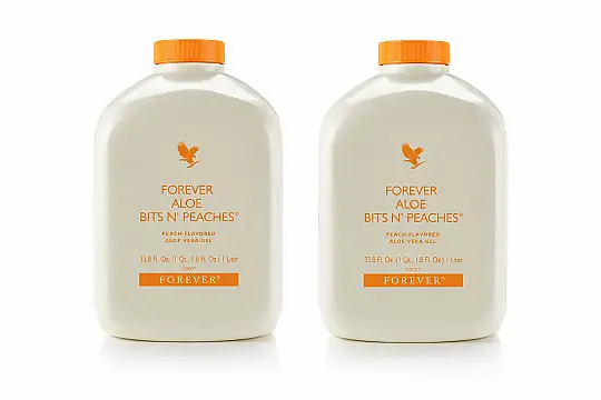 Forever living Aloe Bits N' Peaches 1 LİTRE  2 adet 