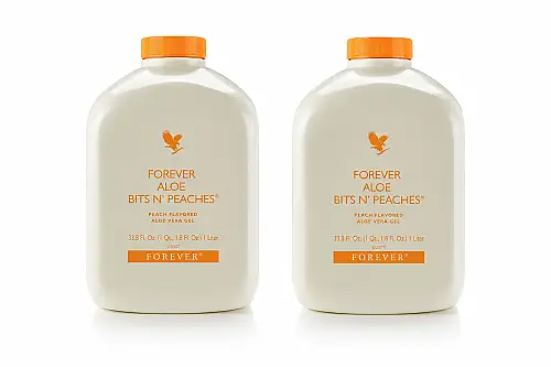 Forever living Aloe Bits N' Peaches 1 LİTRE  2 adet  - 1